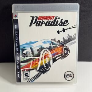 Burnout Paradise (Sony PlayStation 3, 2008) Complete CIB PS3 Racing Game